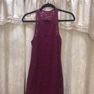 Maroon Hollister Body-con Dress